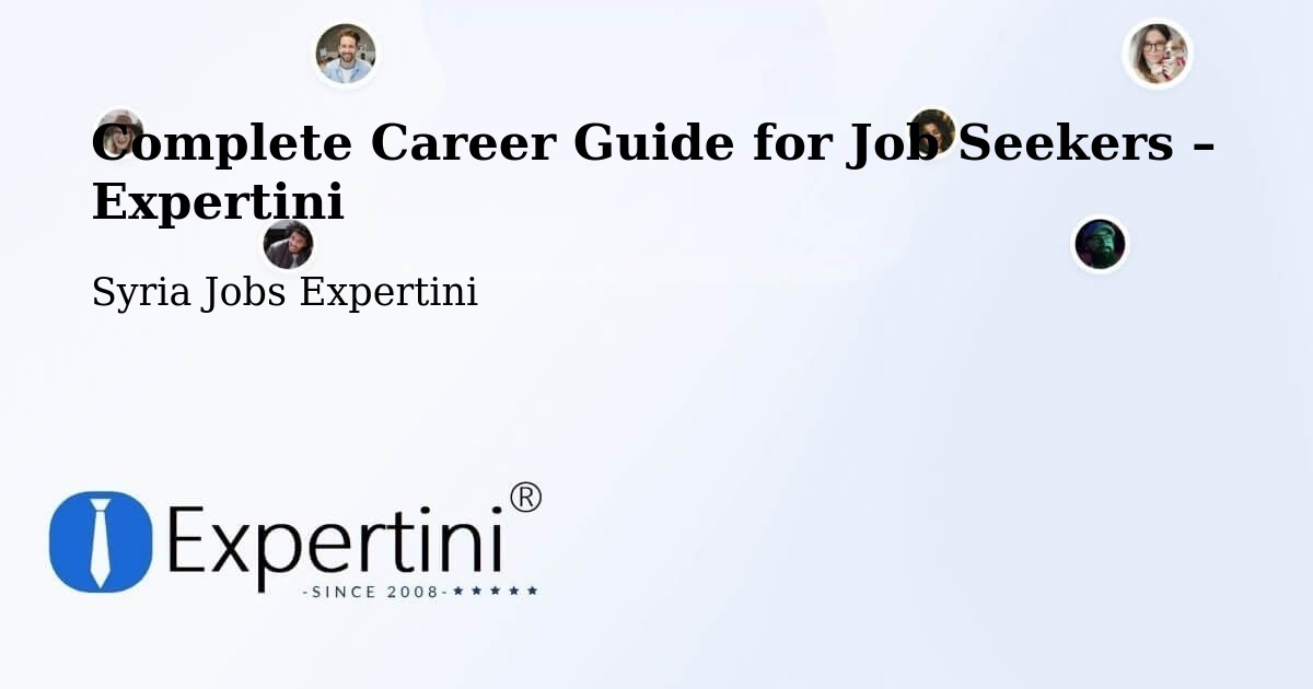 Career Guide for Job Seekers – Ḩalfāyā - Ḩalfāyā, Syria Jobs Expertini