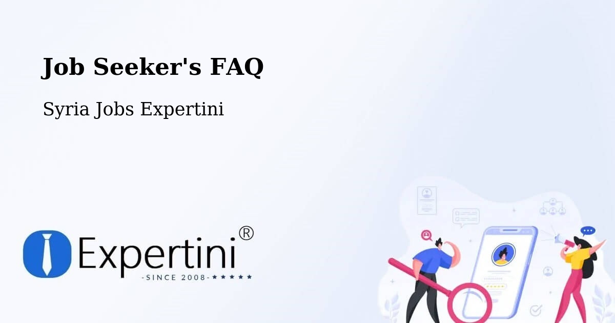Job Seeker FAQ – Ḩalfāyā - Syria Jobs Expertini