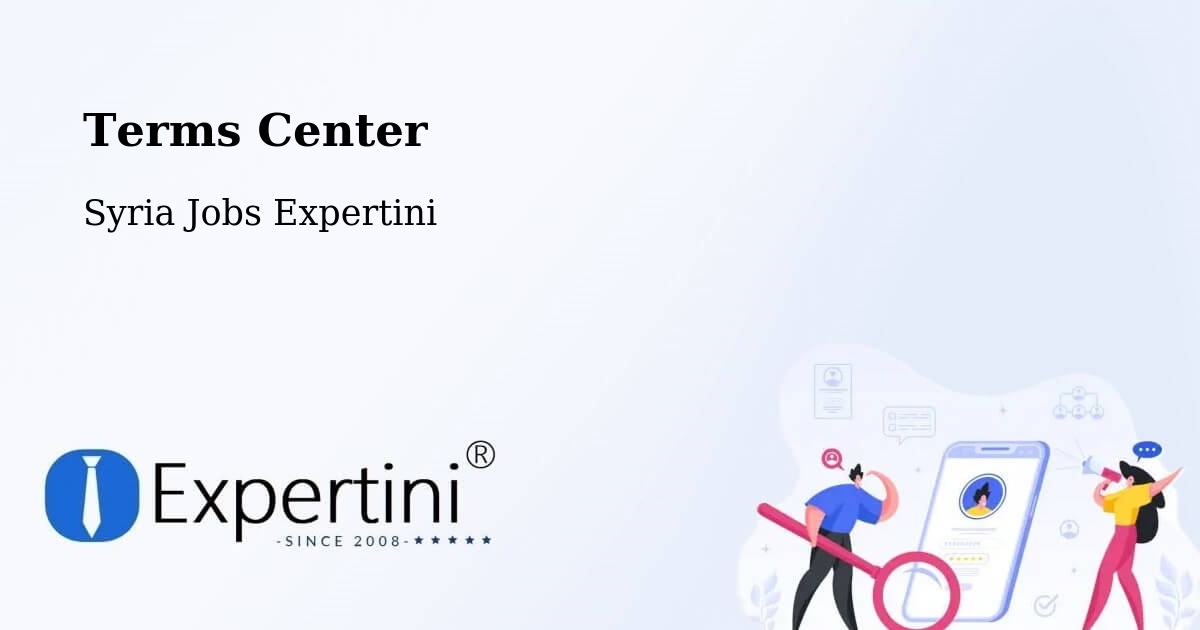 Terms of Service – Ḩalfāyā - Syria Jobs Expertini